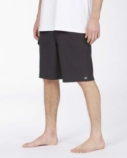 Flash Sale 😀 Billabong All Day Pro Boardshorts 20" MILITARY 🎁 -mens-boardshorts shop abybs00109 billabongw blk sd1 1