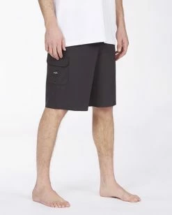 Flash Sale 😀 Billabong All Day Pro Boardshorts 20" MILITARY 🎁 -mens-boardshorts shop abybs00109 billabongw blk sd2 1