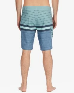 New 💯 Billabong All Day Heather Stripe Pro Boardshorts 20" SAGE 🔔 -mens-boardshorts shop abybs00112 billabongw sag bck1 1