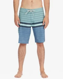 New 💯 Billabong All Day Heather Stripe Pro Boardshorts 20" SAGE 🔔 -mens-boardshorts shop abybs00112 billabongw sag frt1 1