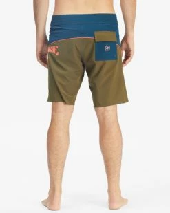 Coupon ⭐ Billabong Arch Pro Boardshorts 19" MILITARY ✔️ -mens-boardshorts shop abybs00242 billabongw mil bck1 1