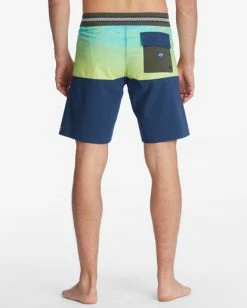 Buy ⌛ Billabong Fifty50 Panel Pro Boardshorts 19" MIDNIGHT 👏 -mens-boardshorts shop abybs00244 billabongw mid bck1 1