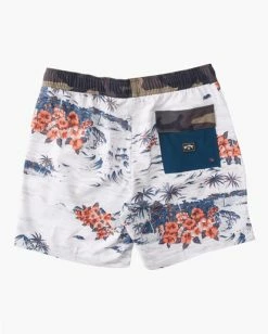 Flash Sale 🎁 Billabong Sundays Layback Boardshorts 17" BLACK FLORAL 🎁 -mens-boardshorts shop abybs00253 billabongf bon bck1 1