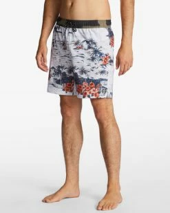 Flash Sale 🎁 Billabong Sundays Layback Boardshorts 17" BLACK FLORAL 🎁 -mens-boardshorts shop abybs00253 billabongw bon sd1 1