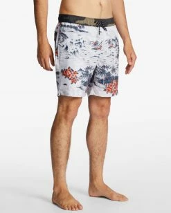 Flash Sale 🎁 Billabong Sundays Layback Boardshorts 17" BLACK FLORAL 🎁 -mens-boardshorts shop abybs00253 billabongw bon sd2 1