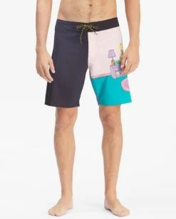 Best reviews of 🔥 Billabong The Simpsons Family Couch Pro Boardshorts 19" BLACK 🤩 -mens-boardshorts shop abybs00292 billabongw blk frt1 1
