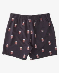 Flash Sale 🧨 Billabong The Simpsons Duff Layback Boardshorts 17" BLACK 🤩 -mens-boardshorts shop abybs00298 billabongf blk bck1 1