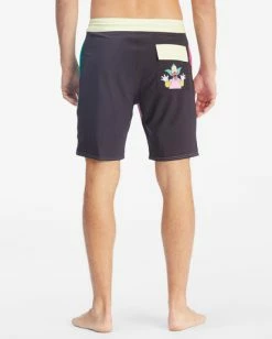 Hot Sale 🎉 Billabong The Simpsons Krusty Lo Tide Boardshorts 19" BLACK 😀 -mens-boardshorts shop abybs00299 billabongw blk bck1 1