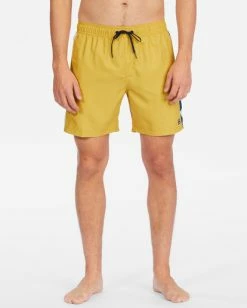 Deals ❤️ Billabong D Bah Layback Boardshorts 17" BLACK ✨ -mens-boardshorts shop abybs00304 billabongw gld frt1 1