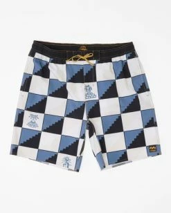 Budget 👏 Billabong Wrangler Shadows Layback Boardshorts 17" ECLIPSE 🎉 -mens-boardshorts shop abybs00312 billabongf ecl frt1 1