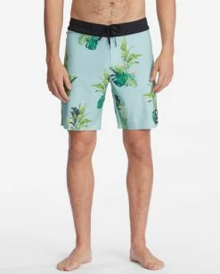 Cheapest ⭐ Billabong Kamea Jungle Pro Boardshorts 19" SEAGLASS 😀 -mens-boardshorts shop abybs00321 billabongw sgl frt1 1