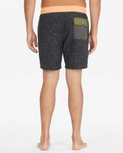 Promo 🔥 Billabong Offcuts Sun Layback Boardshorts 17" OLIVE 😀 -mens-boardshorts shop abybs00331 billabongw olv bck1 1
