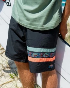 Budget 🛒 Billabong Sons Of Fun Boardshorts 19" BLACK 🥰 -mens-boardshorts shop abybs00354 billabongl blk frt2 1