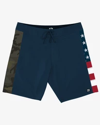 mens-boardshorts shop 36 Coupon ✨ Billabong Stars Stripes D Bah Pro Boardshorts 19" RED WHITE BLUE ✨