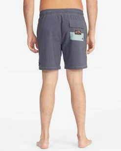 Best deal ✔️ Billabong All Day Pigment Layback Boardshorts 17" RAVEN 🛒 -mens-boardshorts shop abybs00362 billabongw sag bck1 1
