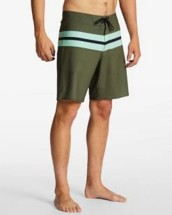 Buy 🤩 Billabong Momentum Airlite Performance 19" Boardshorts MILITARY 👏 -mens-boardshorts shop abybs00381 billabongw mil sd2 1