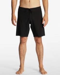 Hot Sale ⌛ Billabong D Bah Airlite Plus Performance 19" Boardshorts BLACK ✨ -mens-boardshorts shop abybs00384 billabongw blk frt1 1
