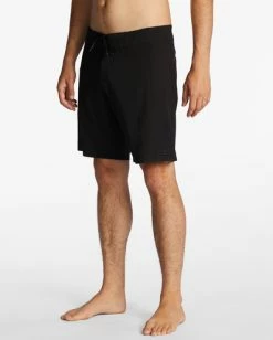 Hot Sale ⌛ Billabong D Bah Airlite Plus Performance 19" Boardshorts BLACK ✨ -mens-boardshorts shop abybs00384 billabongw blk sd1 1