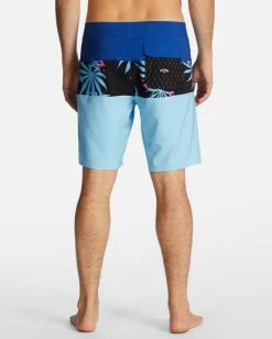 Budget 😍 Billabong Tribong Pro Performance 18" Boardshorts COASTAL 🎉 -mens-boardshorts shop abybs00389 billabongw ctl bck1 1