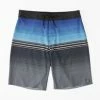 Flash Sale 🔥 Billabong All Day Heather Stripe Pro Performance 20" Boardshorts BLUE 👏 -mens-boardshorts shop abybs00392 billabongf blu frt1