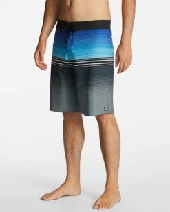 Flash Sale 🔥 Billabong All Day Heather Stripe Pro Performance 20" Boardshorts BLUE 👏 -mens-boardshorts shop abybs00392 billabongw blu sd1 1