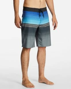 Flash Sale 🔥 Billabong All Day Heather Stripe Pro Performance 20" Boardshorts BLUE 👏 -mens-boardshorts shop abybs00392 billabongw blu sd2 1