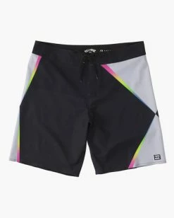 Discount ✨ Billabong Prism Airlite Performance 19" Boardshorts BLACK 🤩 -mens-boardshorts shop abybs00406 billabongf blk frt1 1