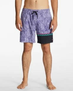 Wholesale 😉 Billabong Burleigh Layback 17" Boardshorts PURPLE HAZE 🤩 -mens-boardshorts shop abyjv00108 billabongw phz frt1 1