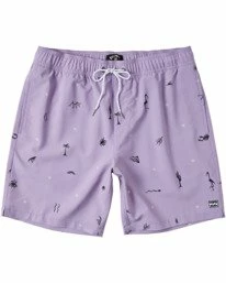 Budget 👍 Billabong Sundays Layback Boardshorts 17" LAVENDER 🌟
