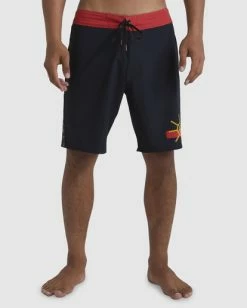 Coupon 👍 Billabong Otis Flag Pro Performance Boardshorts BLACK 🤩 -mens-boardshorts shop ubybs00159 billabongw blk frt1 1